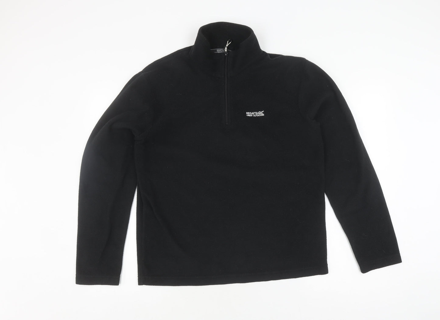 Regatta Black Fleece Unisex Pullover Sweatshirt M