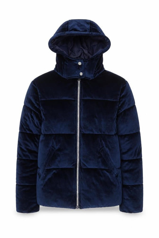 Womens UK Size 12 Quiz Blue Puffer Jacket