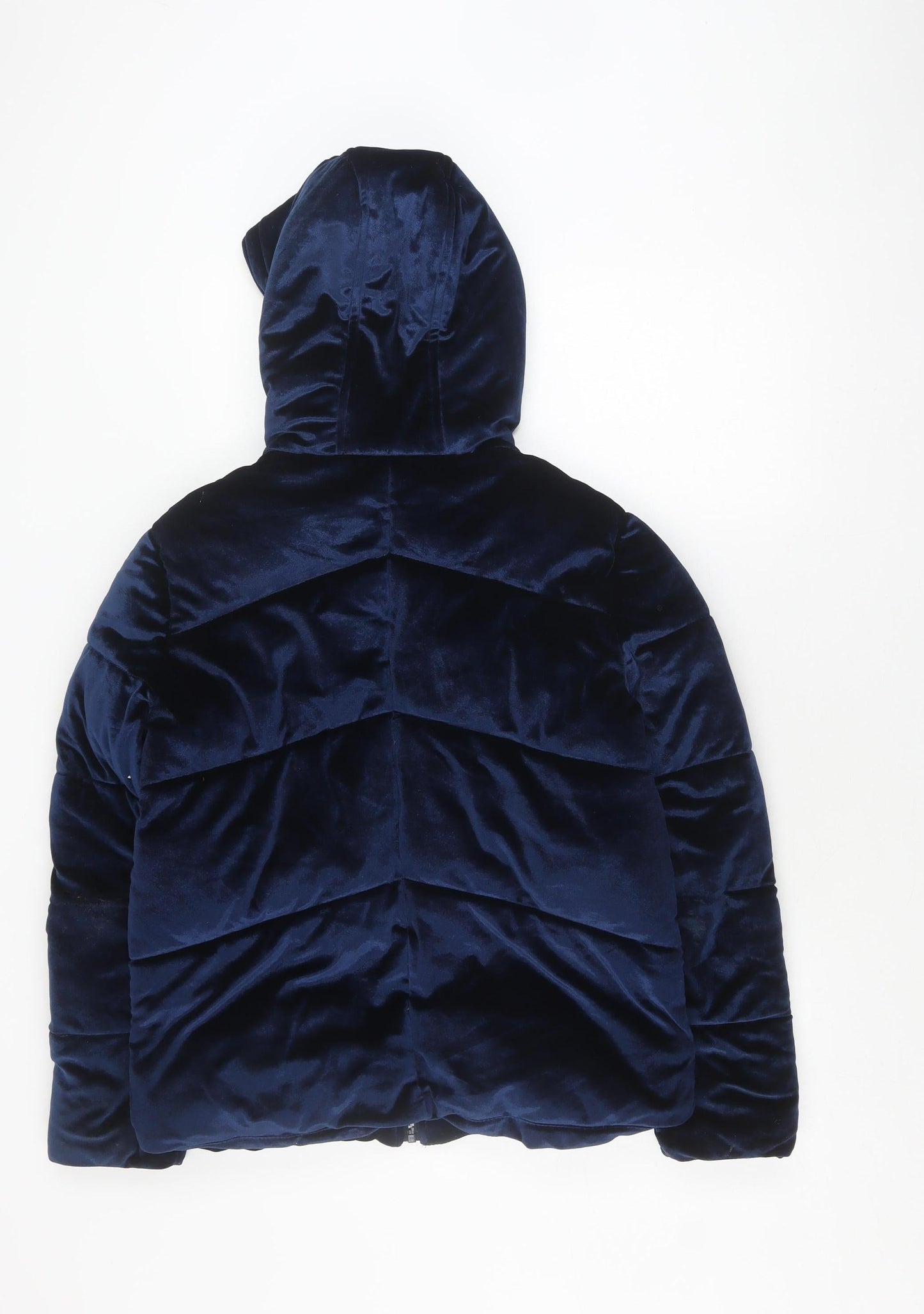 Womens UK Size 12 Quiz Blue Puffer Jacket