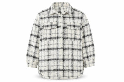 H&M Women's Multicoloured Check Basic Jacket, Size S