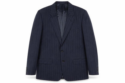 Sidi Men's Blue Striped Suit Jacket 48R