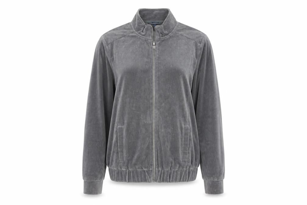 Womens UK Size 14 Cotton Traders Grey Basic Jacket