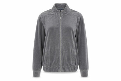 Womens UK Size 14 Cotton Traders Grey Basic Jacket