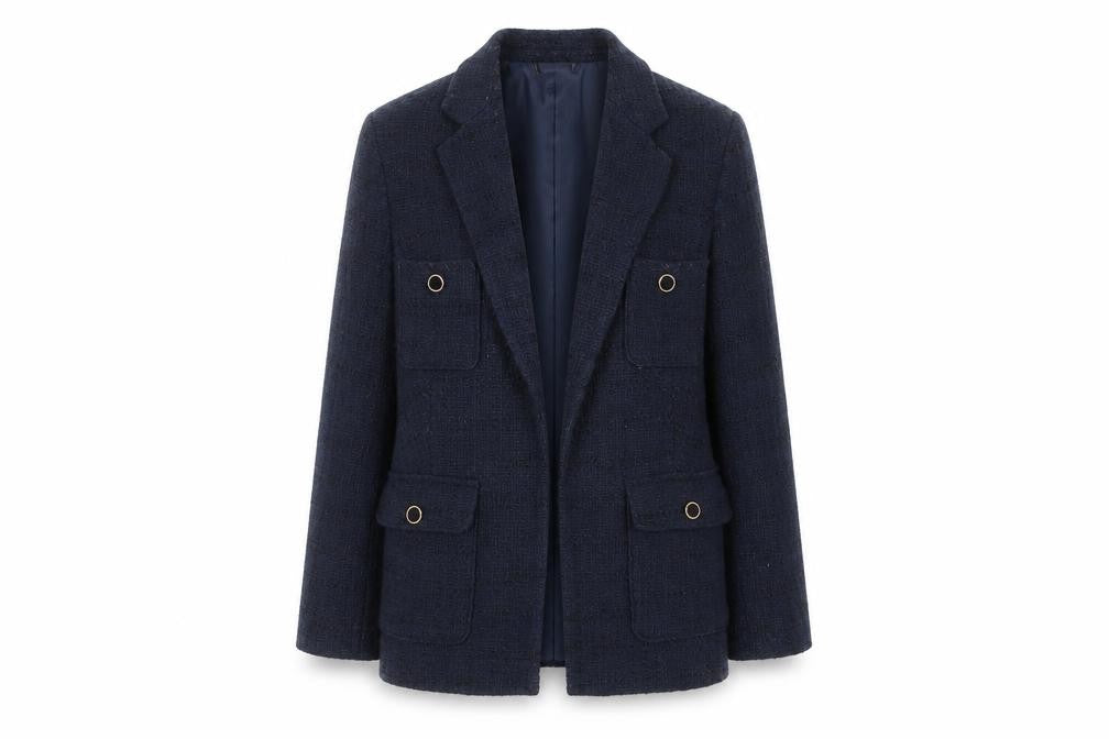 Womens UK Size 10 Marks and Spencer Regular Blue Blazer
