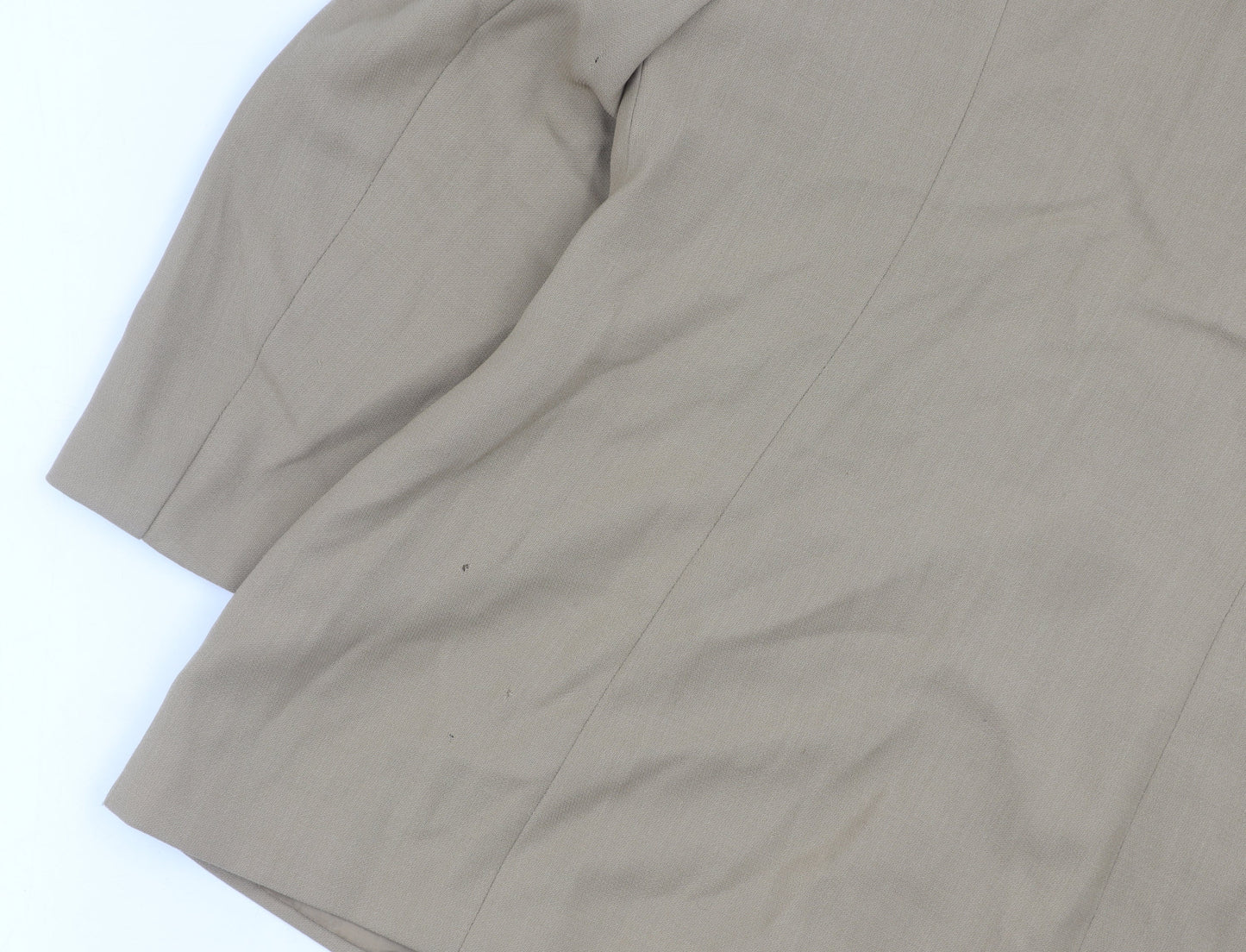 Marks and Spencer Women's Brown Blazer UK 14 Classic Fit