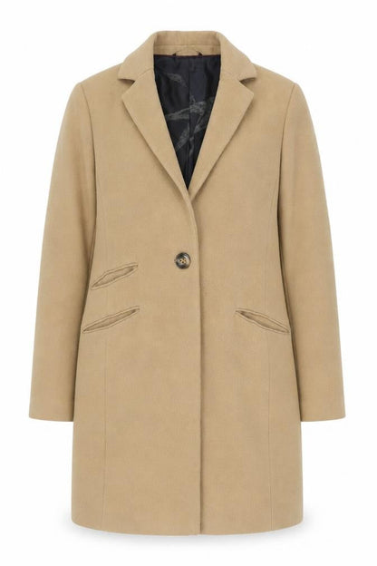 Womens UK Size 10 NEXT Beige Basic Jacket