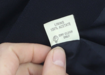 Viyella Petite Women’s Black Wool Suit Jacket, Size 12