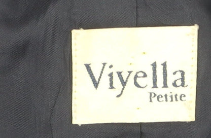 Viyella Petite Women’s Black Wool Suit Jacket, Size 12