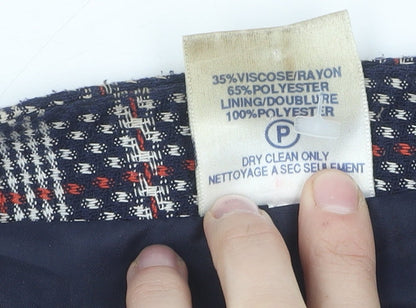 Eastex Women's Multicoloured Check Tweed Jacket, Size 18