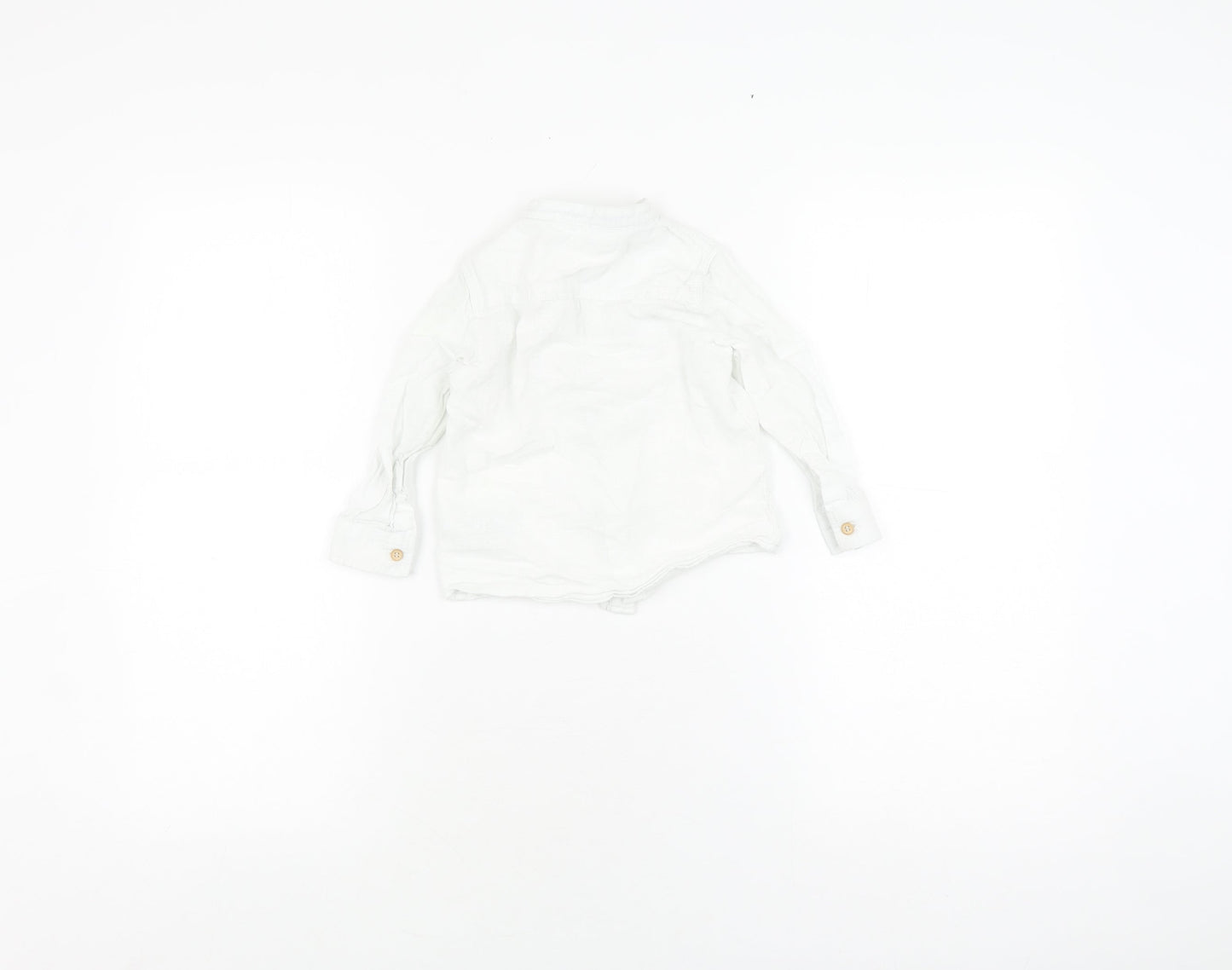 Next Unisex Baby White Button-Up Shirt, 12-18 Months