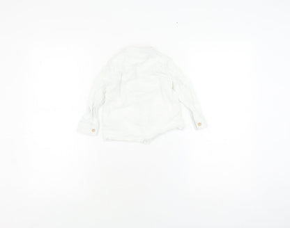Next Unisex Baby White Button-Up Shirt, 12-18 Months