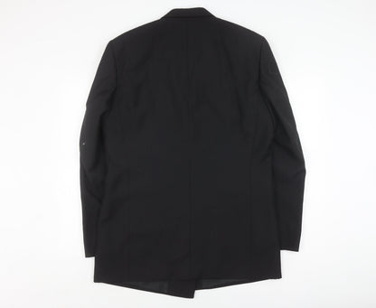 Mens UK Size 42 Varteks Regular Black Suit Tuxedo