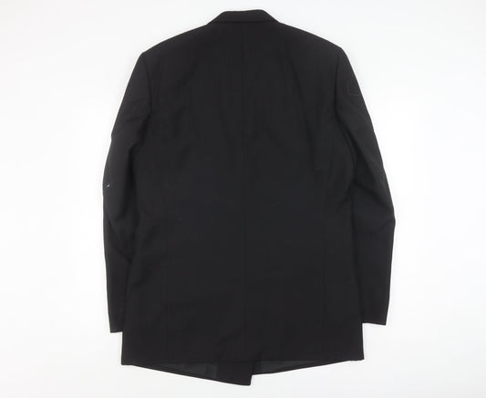 Mens UK Size 42 Varteks Regular Black Suit Tuxedo