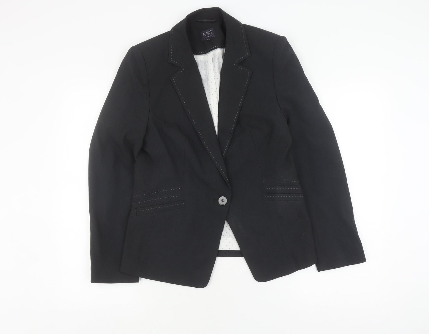 Marks and Spencer Black Women's Blazer Size 12