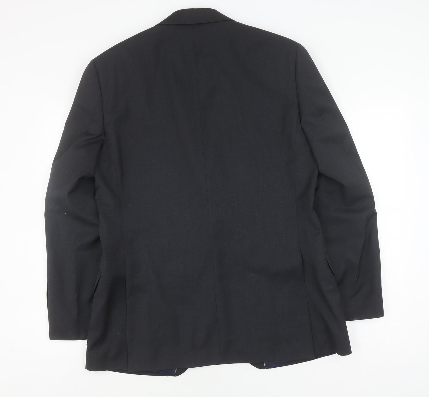 Austin Reed Men's Black Blazer, 42R, Wool Blend Formal Jacket