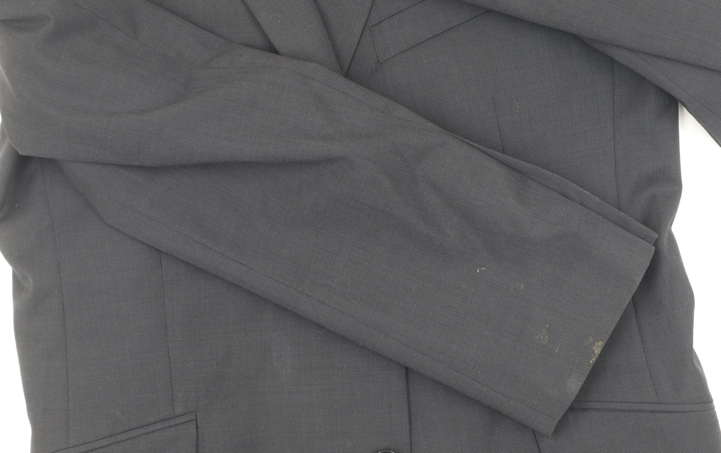 Austin Reed Men's Black Blazer, 42R, Wool Blend Formal Jacket