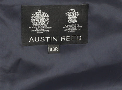 Austin Reed Men's Black Blazer, 42R, Wool Blend Formal Jacket
