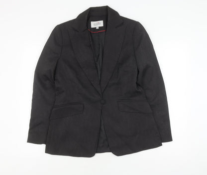Next Women's Black Blazer Size 14 Regular Fit