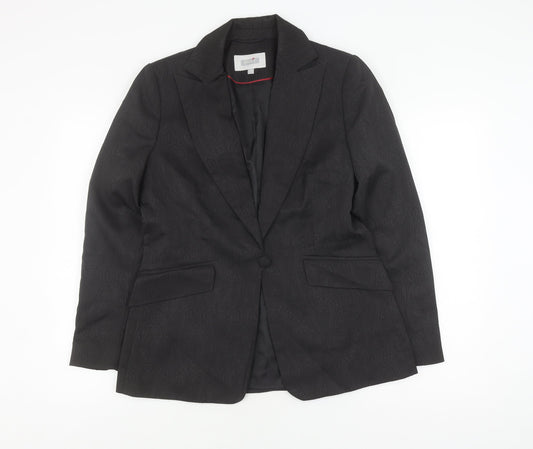 Next Women's Black Blazer Size 14 Regular Fit