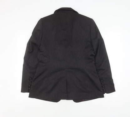 Next Women's Black Blazer Size 14 Regular Fit