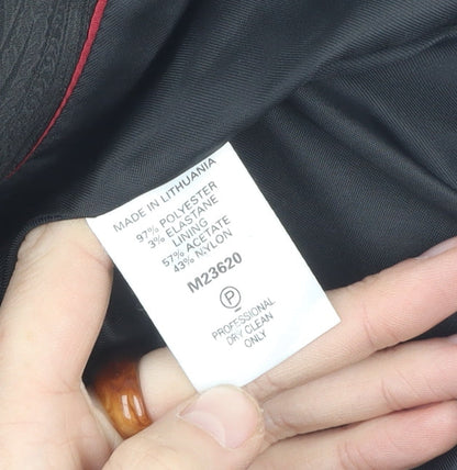 Next Women's Black Blazer Size 14 Regular Fit