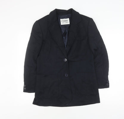 Gianfranco Ferre Women's Black Blazer Size 14 Classic Fit