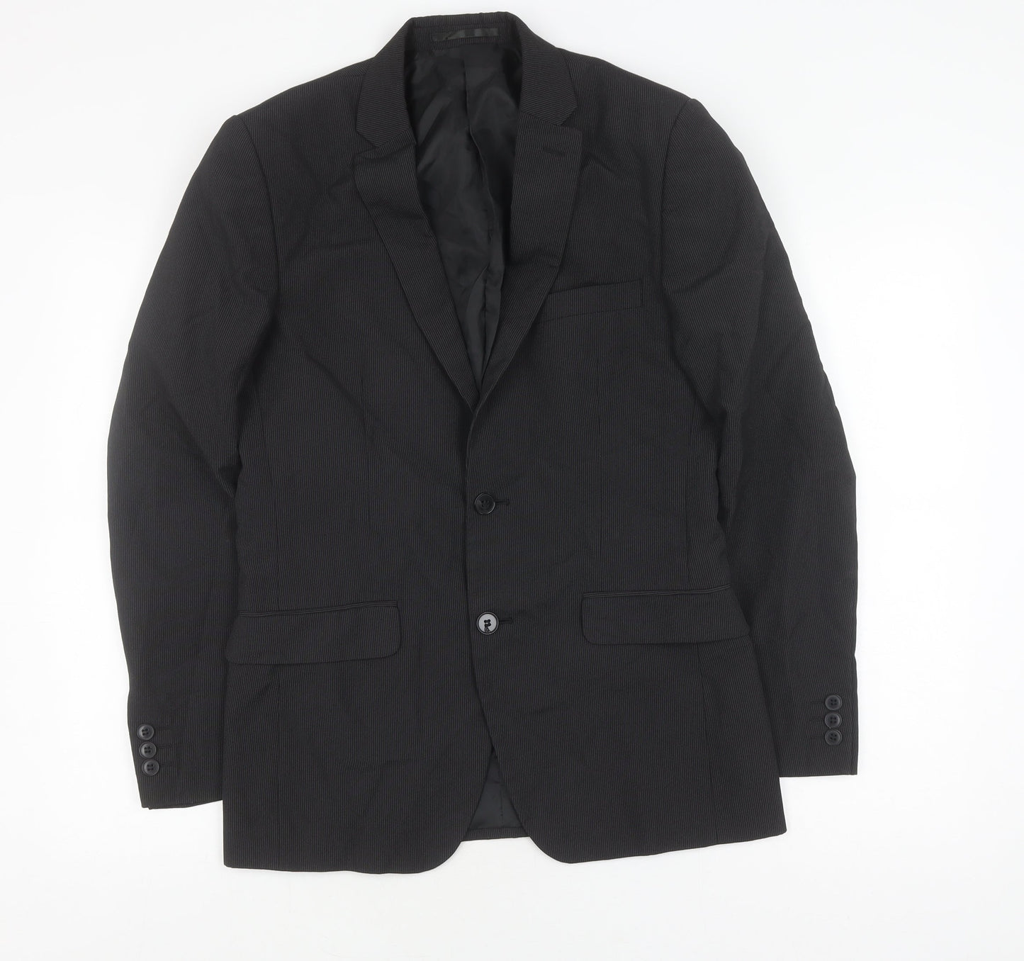 Mens UK Size 36 Unknown Regular Black Suit Jacket