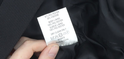Mens UK Size 36 Unknown Regular Black Suit Jacket