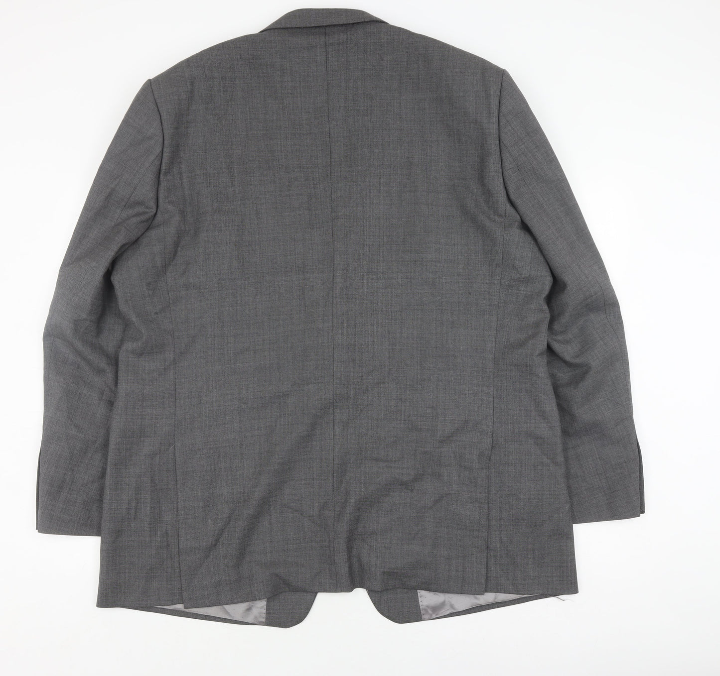 Jonathon Charles Men's Grey Wool Suit Jacket 48L