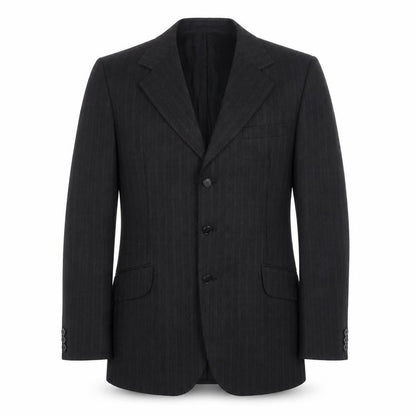 DAKS Vintage Men's Black Wool Blazer Jacket 40L