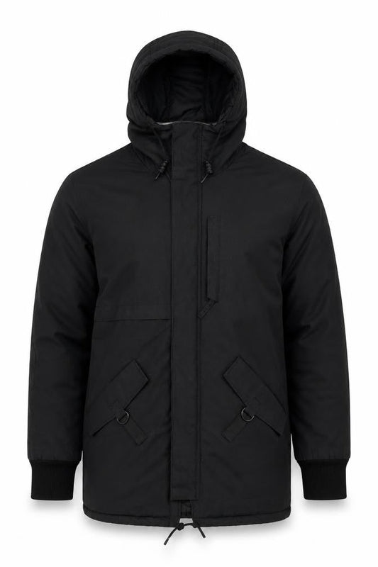 Pull&Bear Men's Black Anorak Jacket L