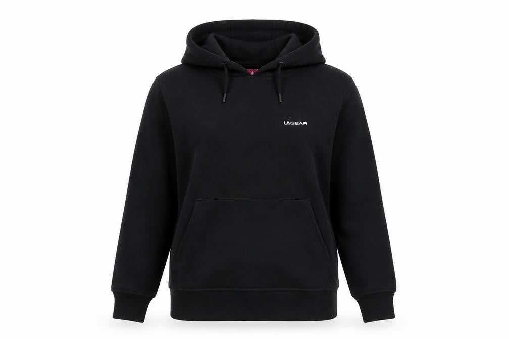 Womens UK Size 8 LA Gear Black Pullover Hoodie
