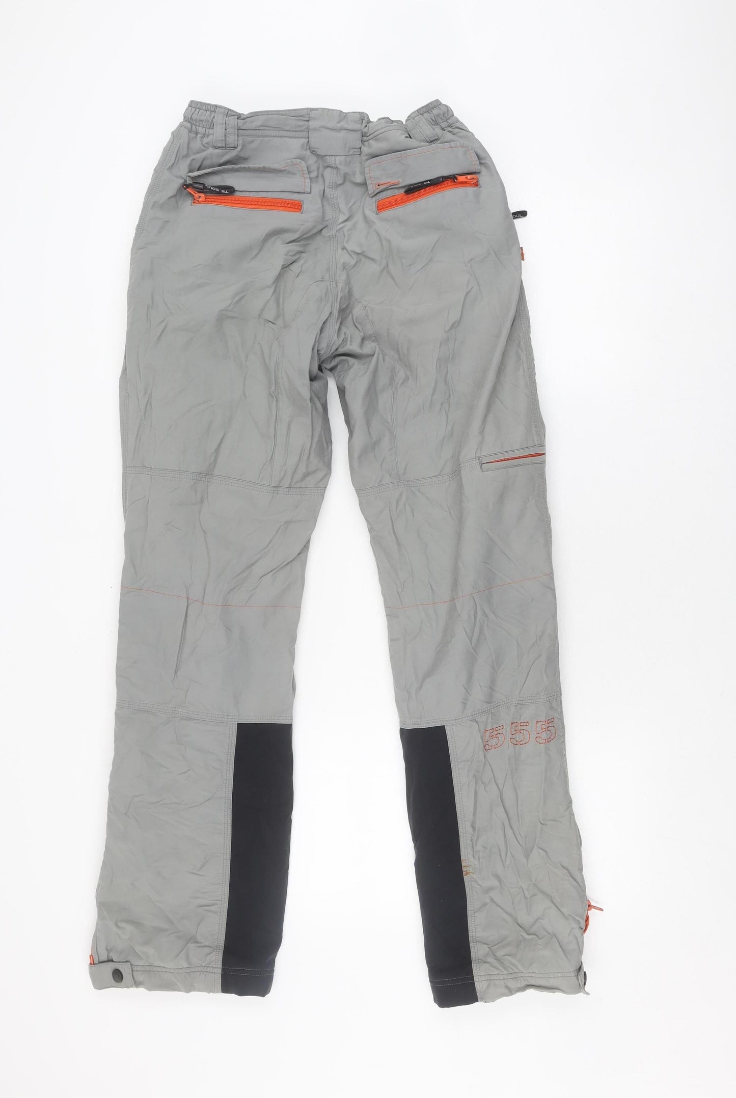 Triple Five Soul Men's Grey Jogger Trousers Size 6