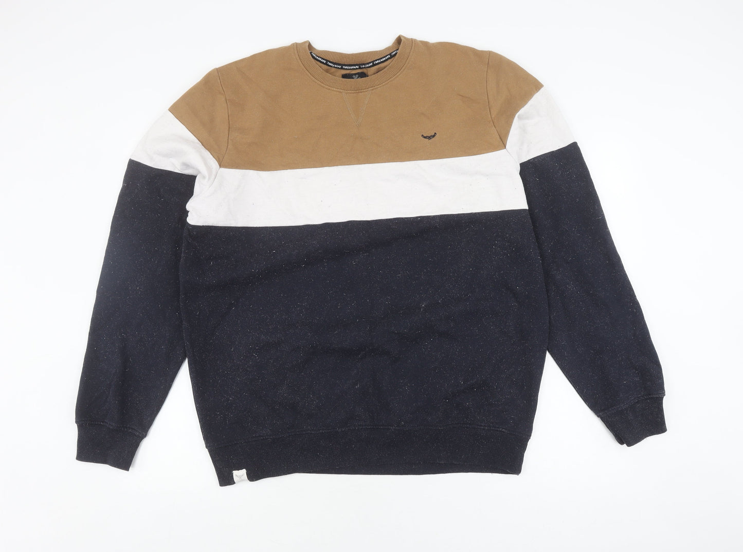 Threadbare Men’s Multicoloured 2XL Pullover Sweatshirt