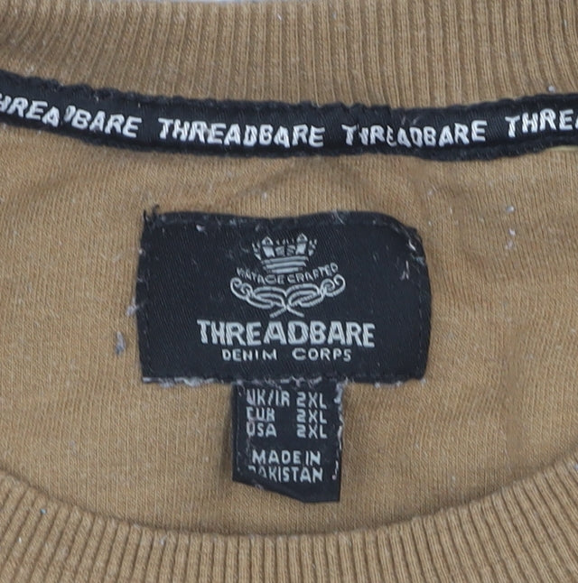 Threadbare Men’s Multicoloured 2XL Pullover Sweatshirt