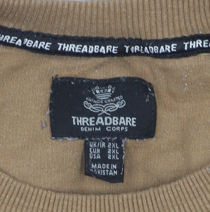 Threadbare Men’s Multicoloured 2XL Pullover Sweatshirt