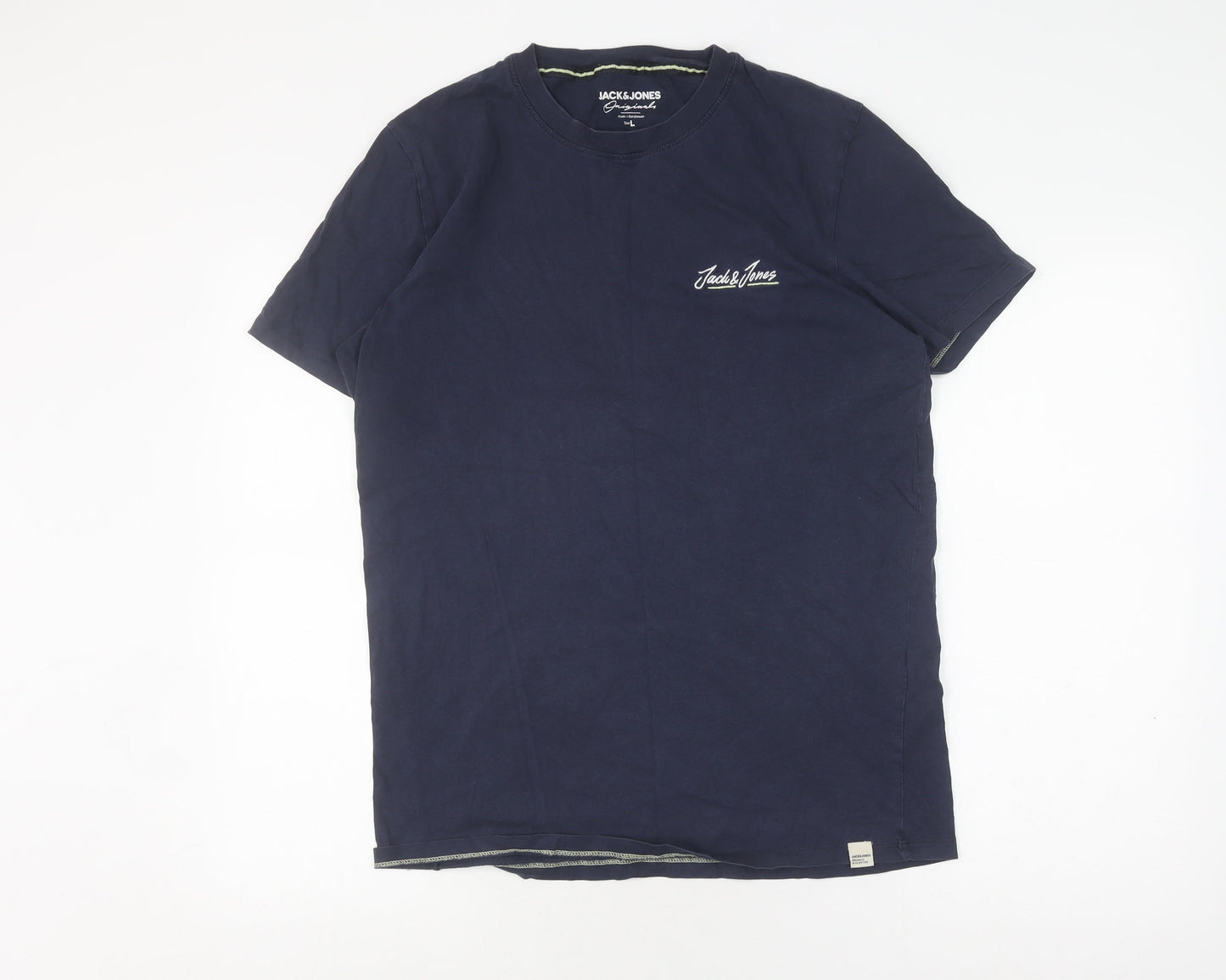 Mens UK Size L JACK & JONES Blue  T-Shirt