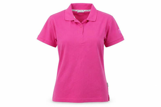 Womens UK Size S Slazenger Pink Basic Polo