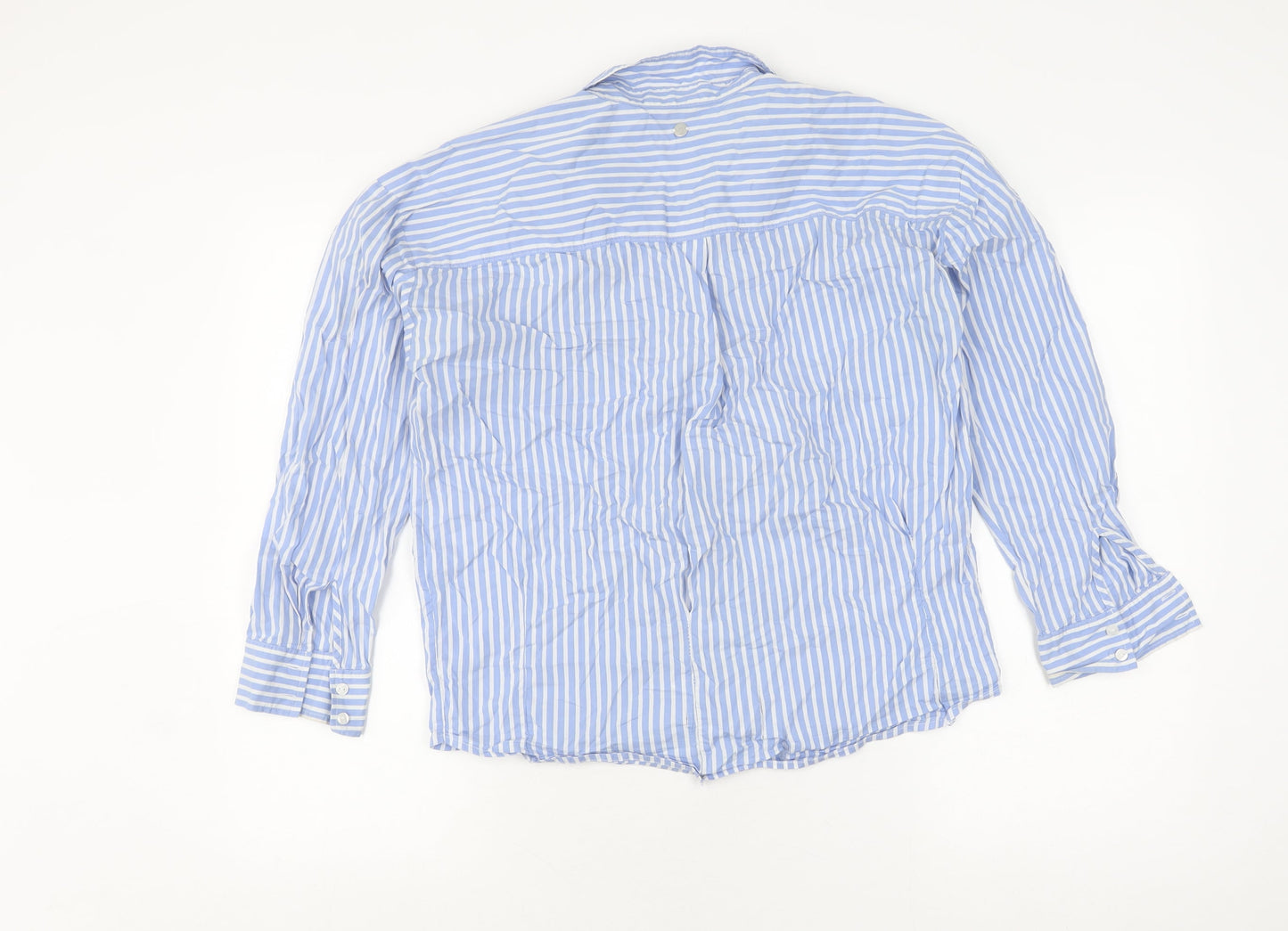 Womens UK Size 10 s.Oliver Blue Basic Button-Up