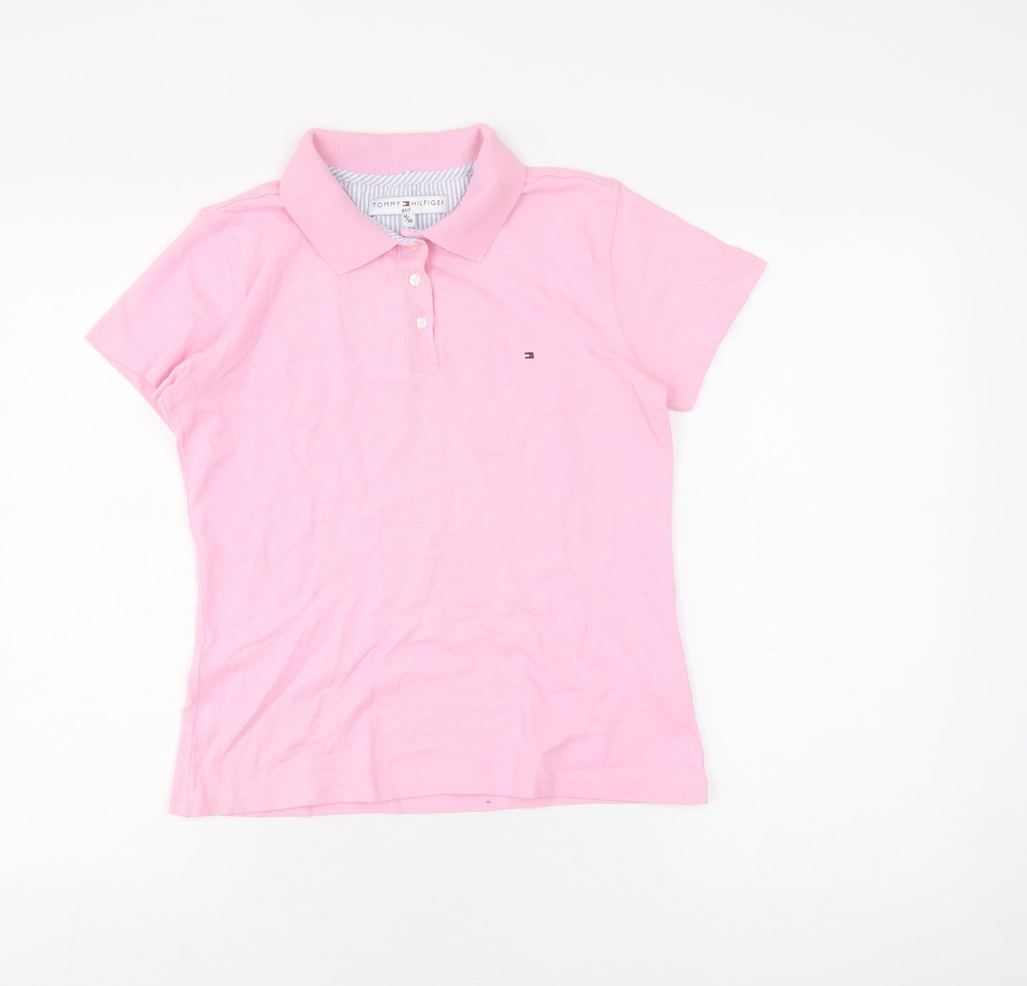 Tommy Hilfiger Pink Polo Shirt for Unisex Kids
