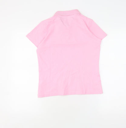 Tommy Hilfiger Pink Polo Shirt for Unisex Kids
