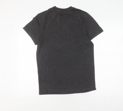 Rick and Morty Men's Black Graphic T-Shirt, Size S