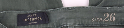 J.Crew Women's Green Skinny Jeggings - Size 26
