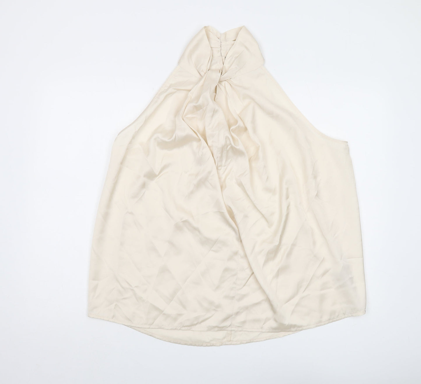 Womens UK Size 18 NEXT Ivory Basic Blouse