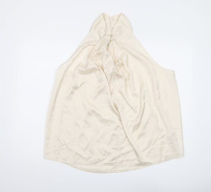 Womens UK Size 18 NEXT Ivory Basic Blouse
