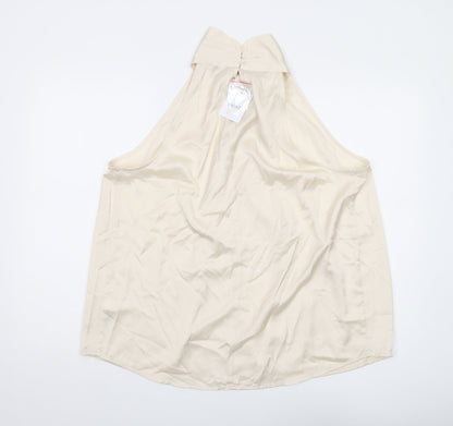 Womens UK Size 18 NEXT Ivory Basic Blouse
