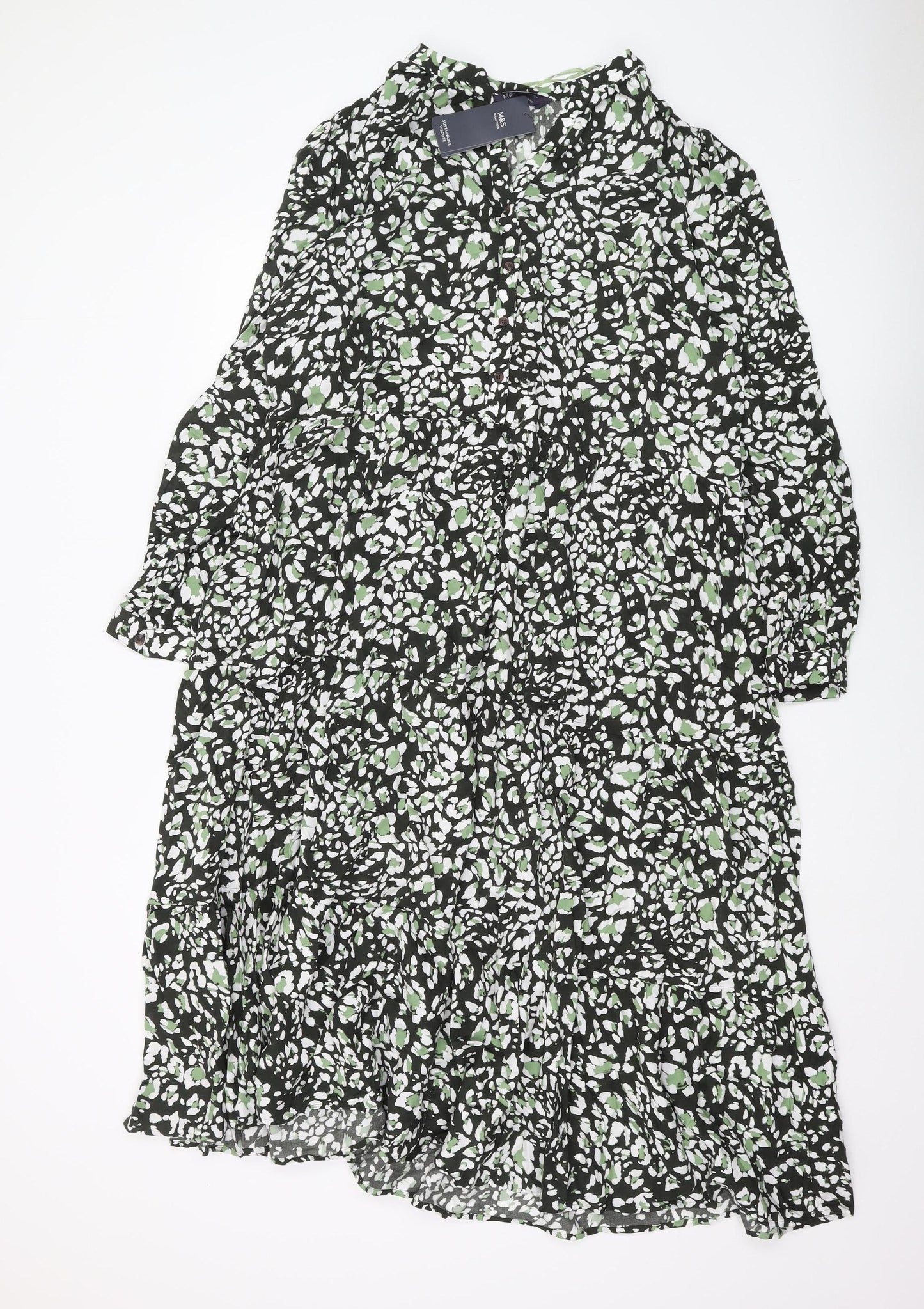 Marks and Spencer Women's Floral Midi Swing Dress
