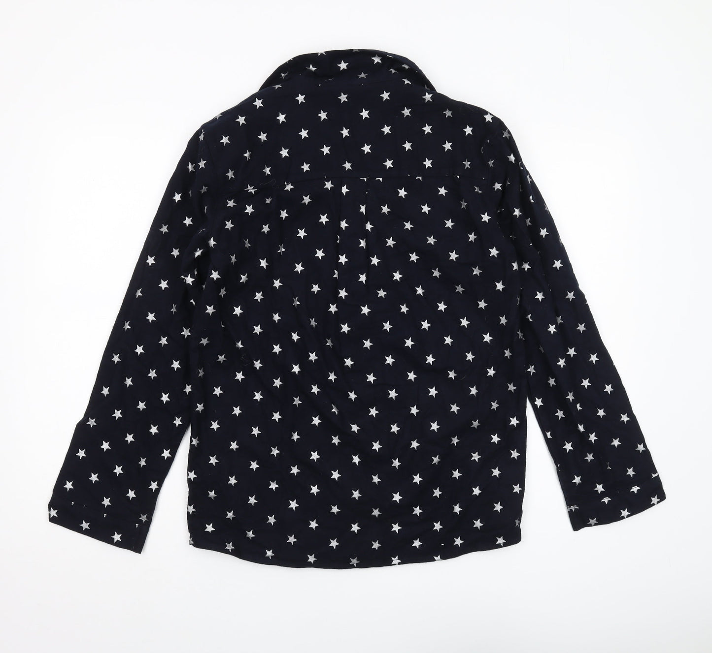 Hush Women's Black Star Pyjama Top XS Long Sleeve