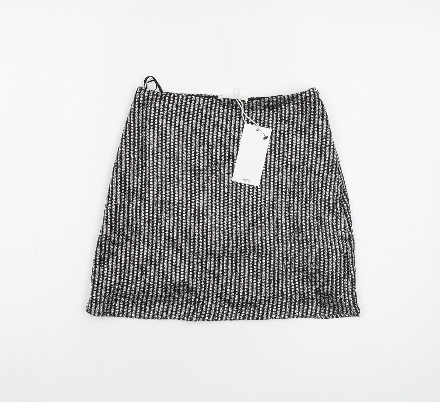 MNG Women's Black XS Knit Pencil Skirt