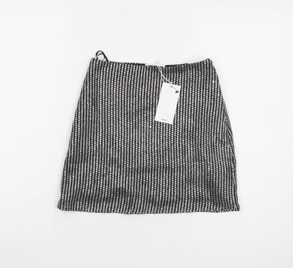 MNG Women's Black XS Knit Pencil Skirt